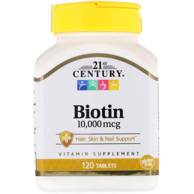 21st Century Biotin 10,000 mcg ไบโอติน ยี่ห้อไหนดี