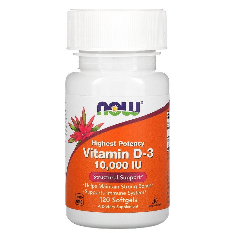 Now Foods Vitamin D-3 High Potency, วิตามินดี3 ยี่ห้อไหนดี