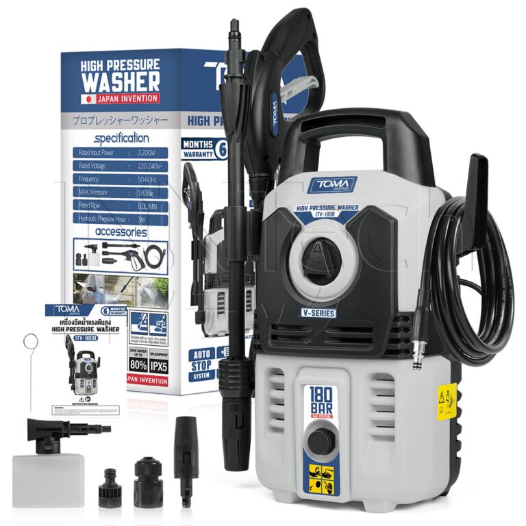 TOMA JAPAN High Pressure Washer V-SERIES รุ่น ITV-180B, เครื่องฉีดน้ำแรงดันสูง ยี่ห้อไหนดี